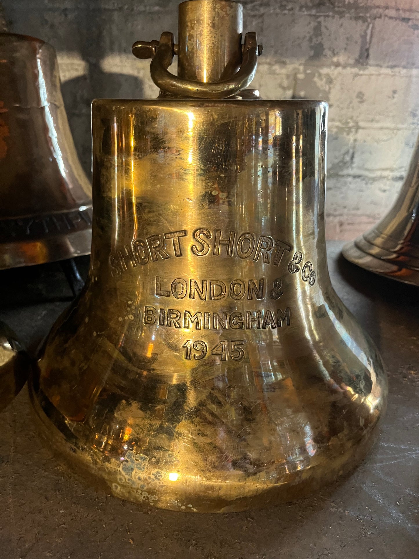 Medium Polished Brass Bell