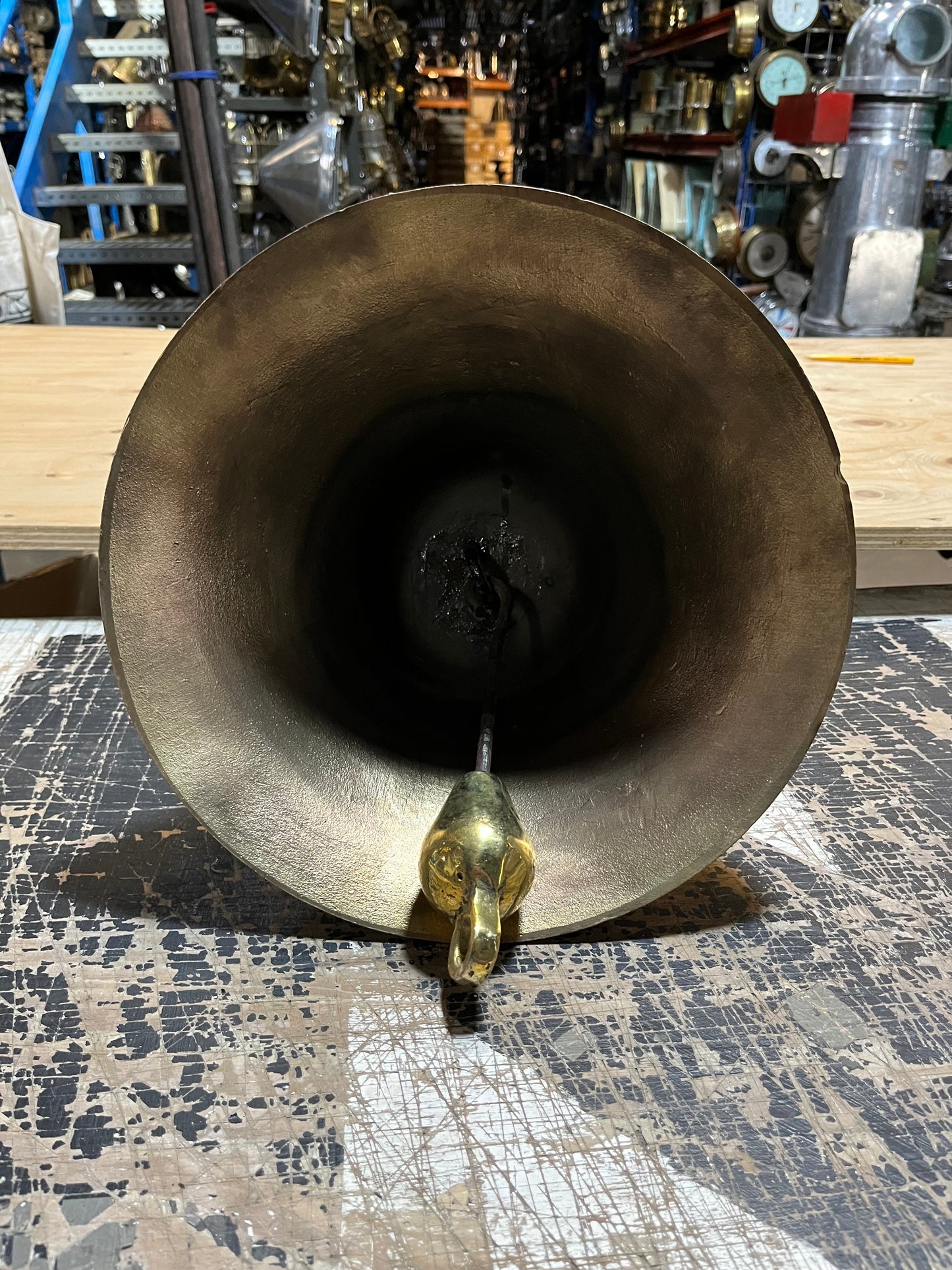 Medium Polished Brass Bell