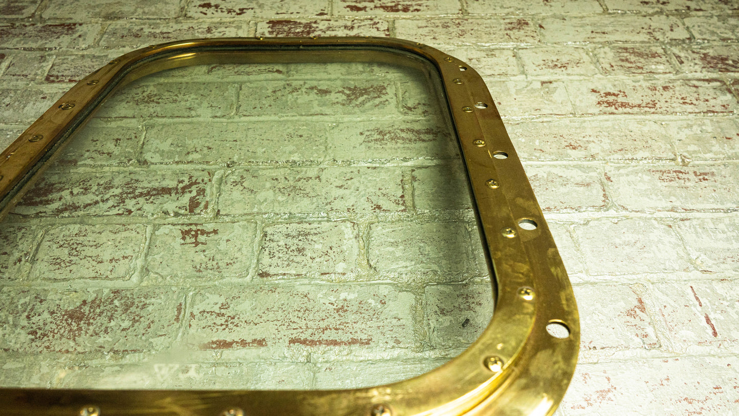 Brass Porthole 70cm x 52cm