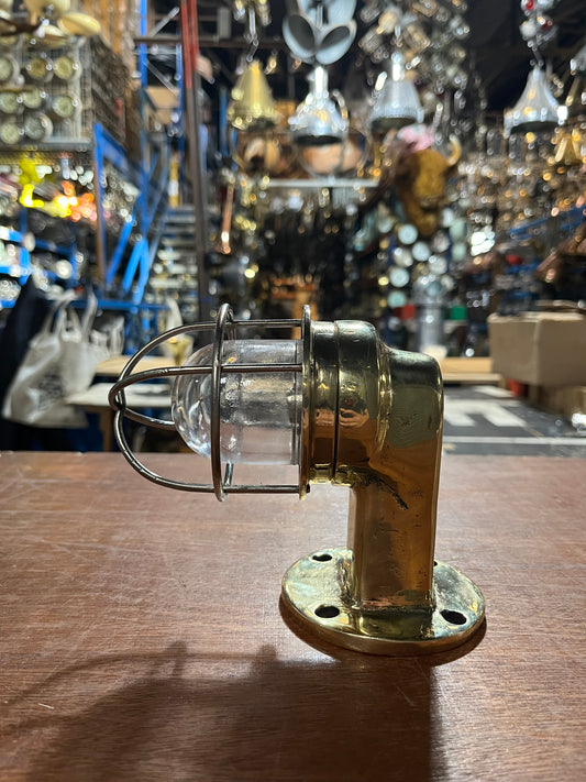 Small Brass 90 Degree Passage Light