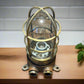 Steel Passage Light with Brass cage by Dae Yang