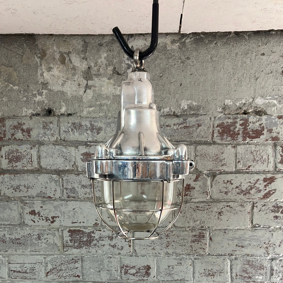 Aluminium Hanging Light with cage