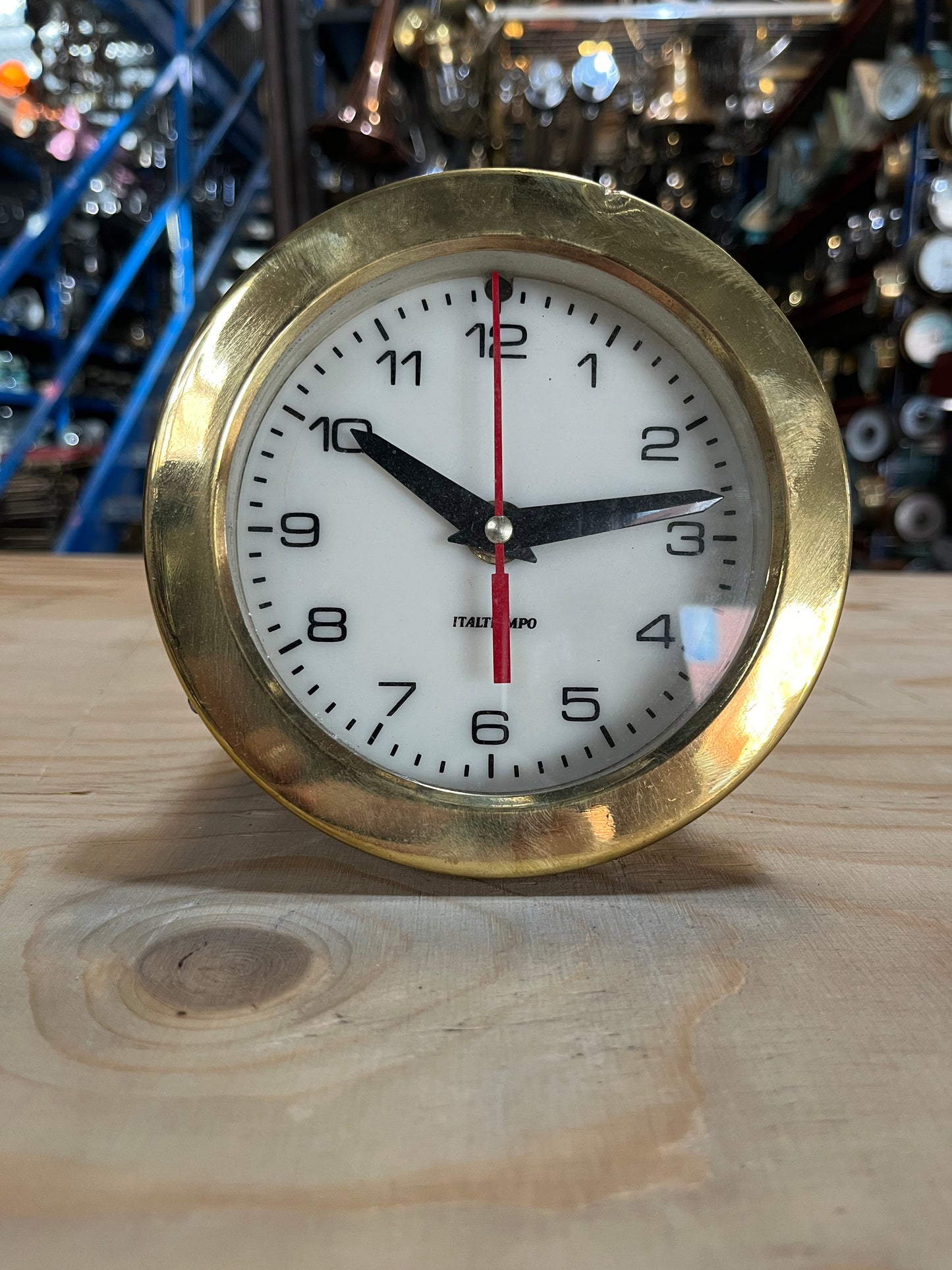 Italtiempo Small Brass Clock