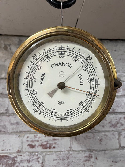 Barigo Ships Brass Precision Barometer Compensated D