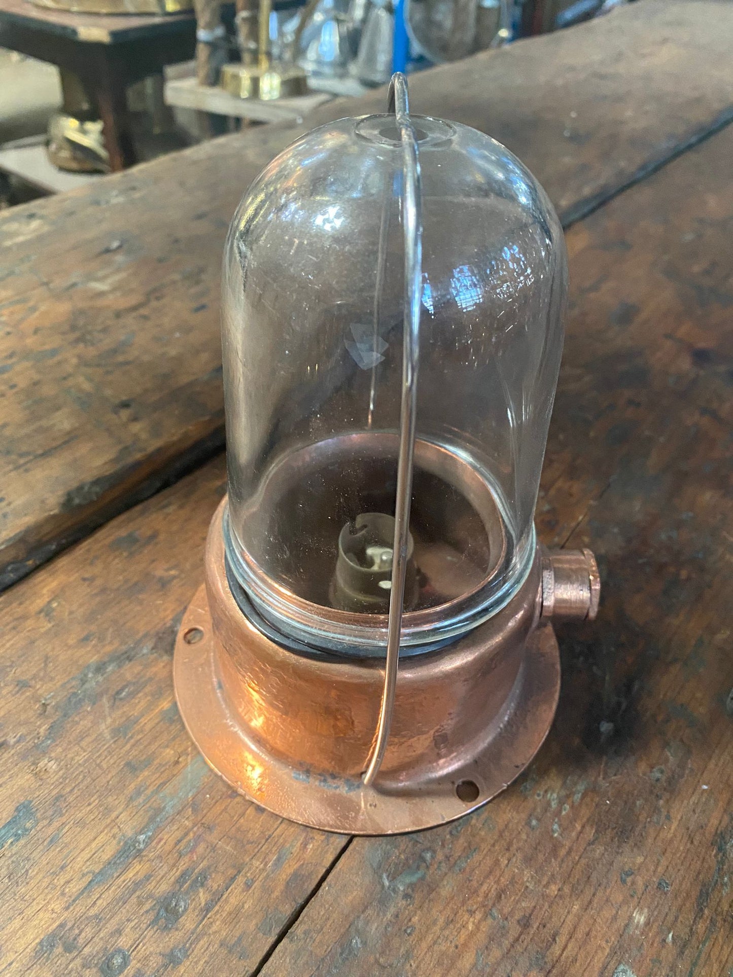 Industrial Copper Passage Light