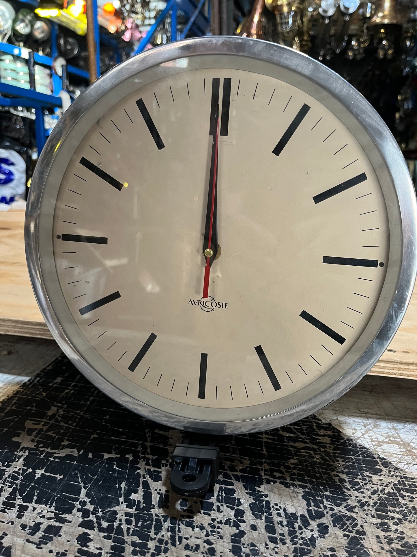 Medium Avricoste Aluminium Ship Clock