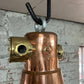 Copper and Brass Dome Pendant Light