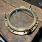 Original Brass Ships Porthole With 3Dog/keys Backed  54cm