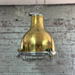 Brass Pendant Light with Aluminium cage