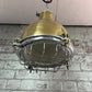 Brass Pendant Light with Aluminium cage