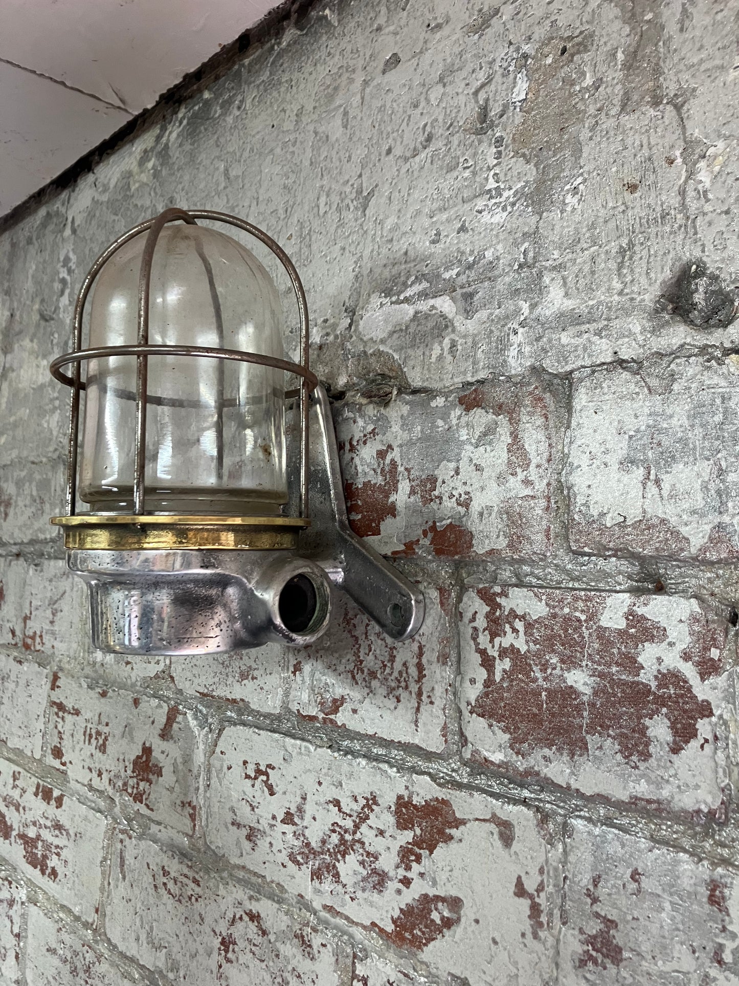 Brass and Aluminium Passage Light