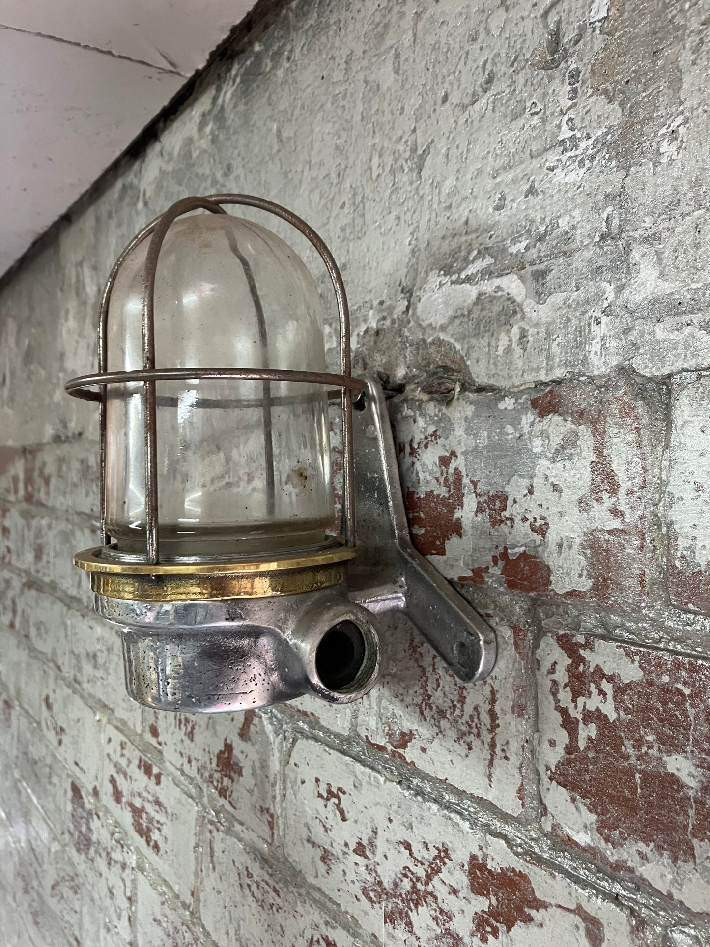 Brass and Aluminium Passage Light