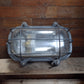 Large Aluminium Bulkhead Wall Light In Original Paint