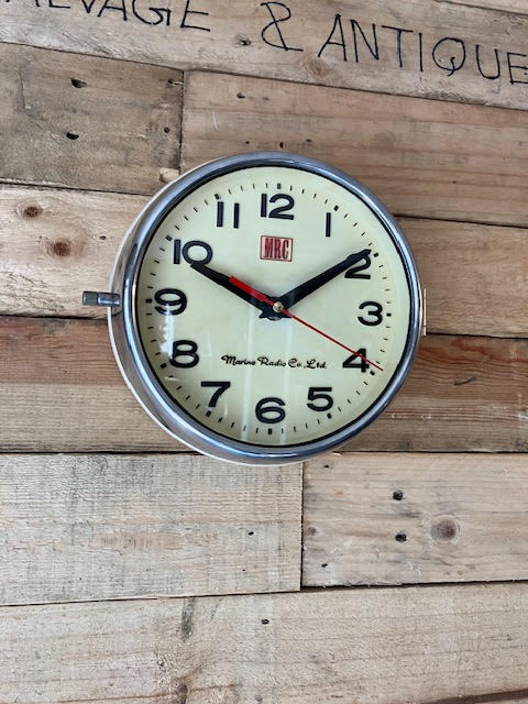 Marine Radio Nautical Clock MCS-972C Original Paint