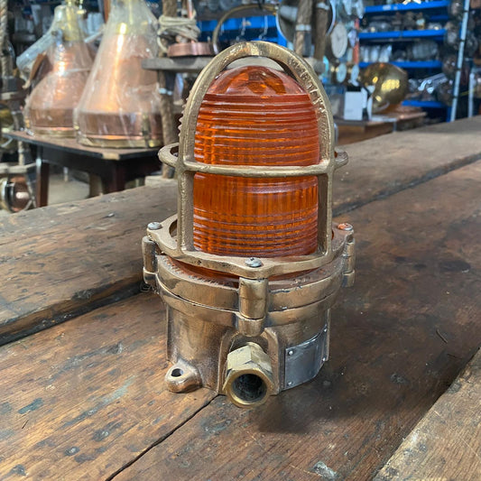 Brass Helipad light by Paulhuhn