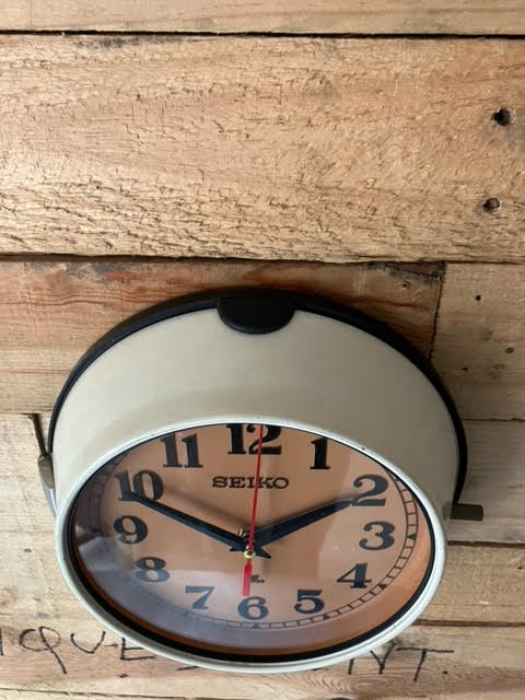 Ships Original Seiko Cabin Clock White