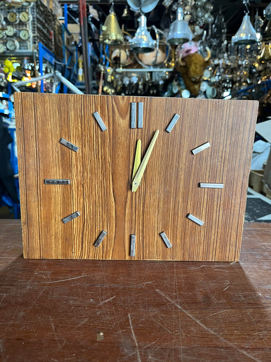 Wooden Rectangular boat Clock