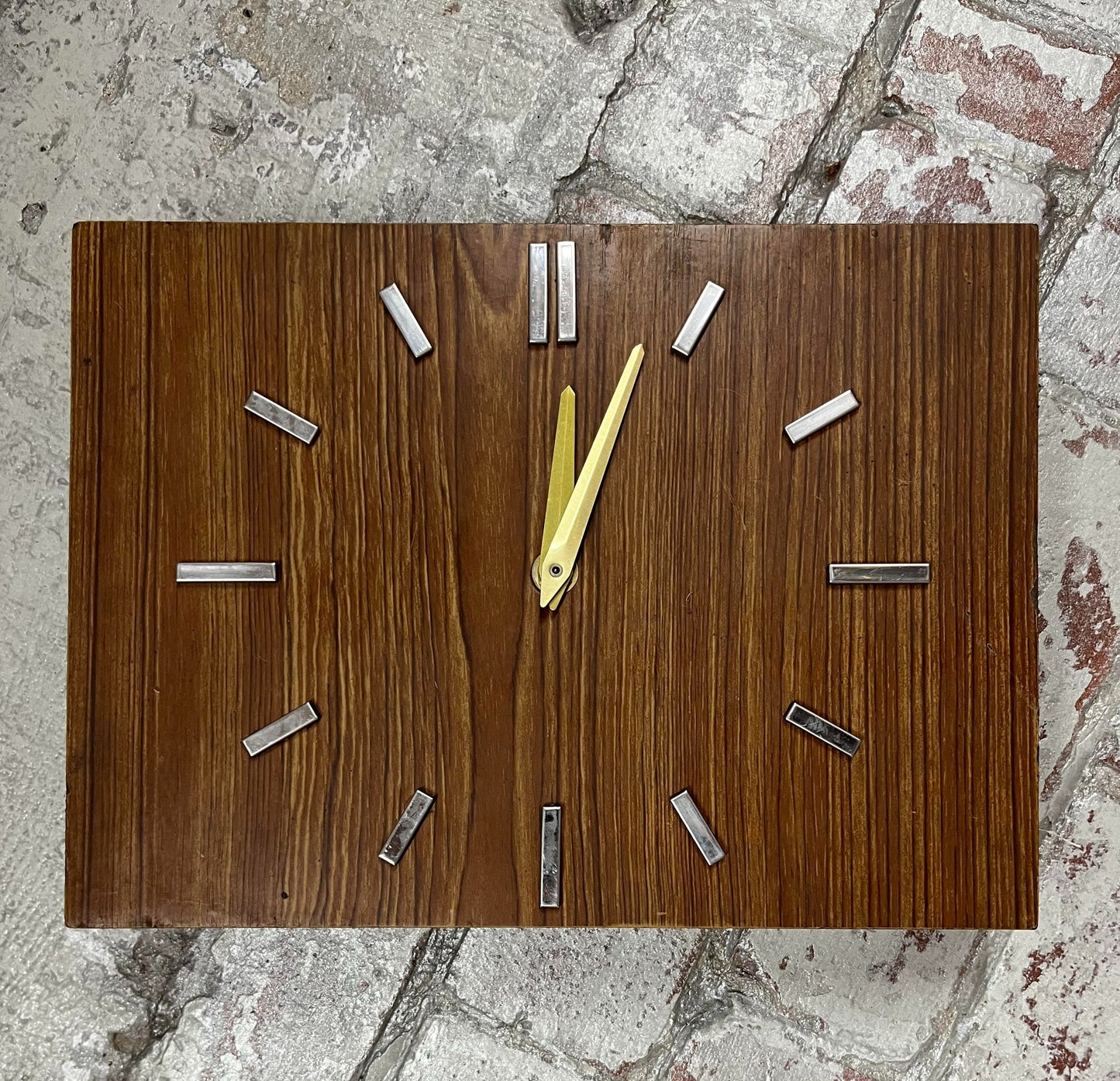 Wooden Rectangular boat Clock