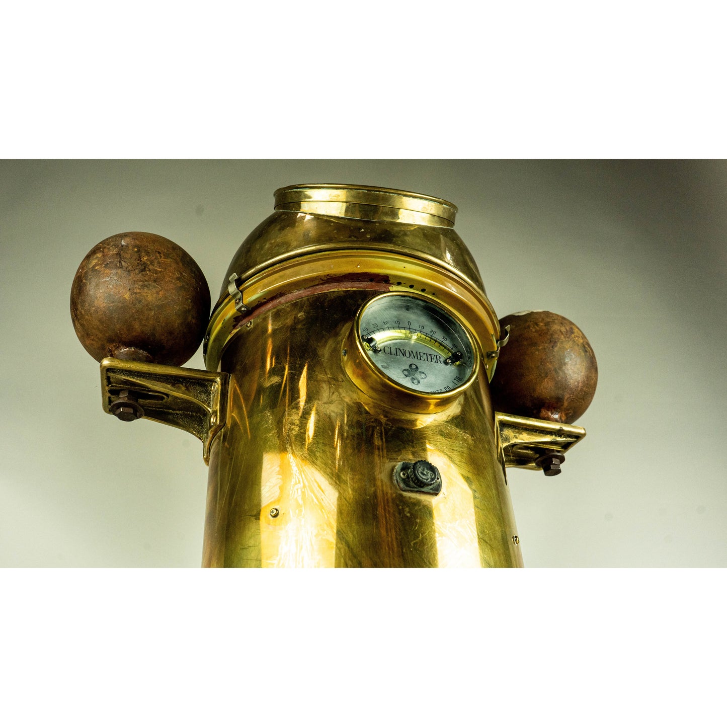 Original Ships Brass Binnacle by Saura Works