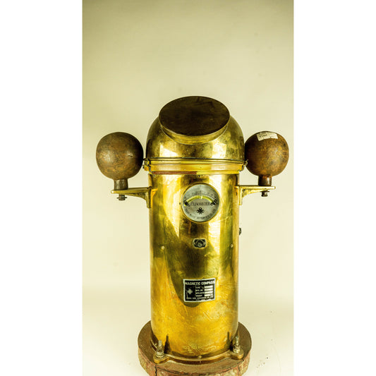 Original Ships Brass Binnacle by Saura Works