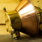 Brass Passage Light With Bronze Shade
