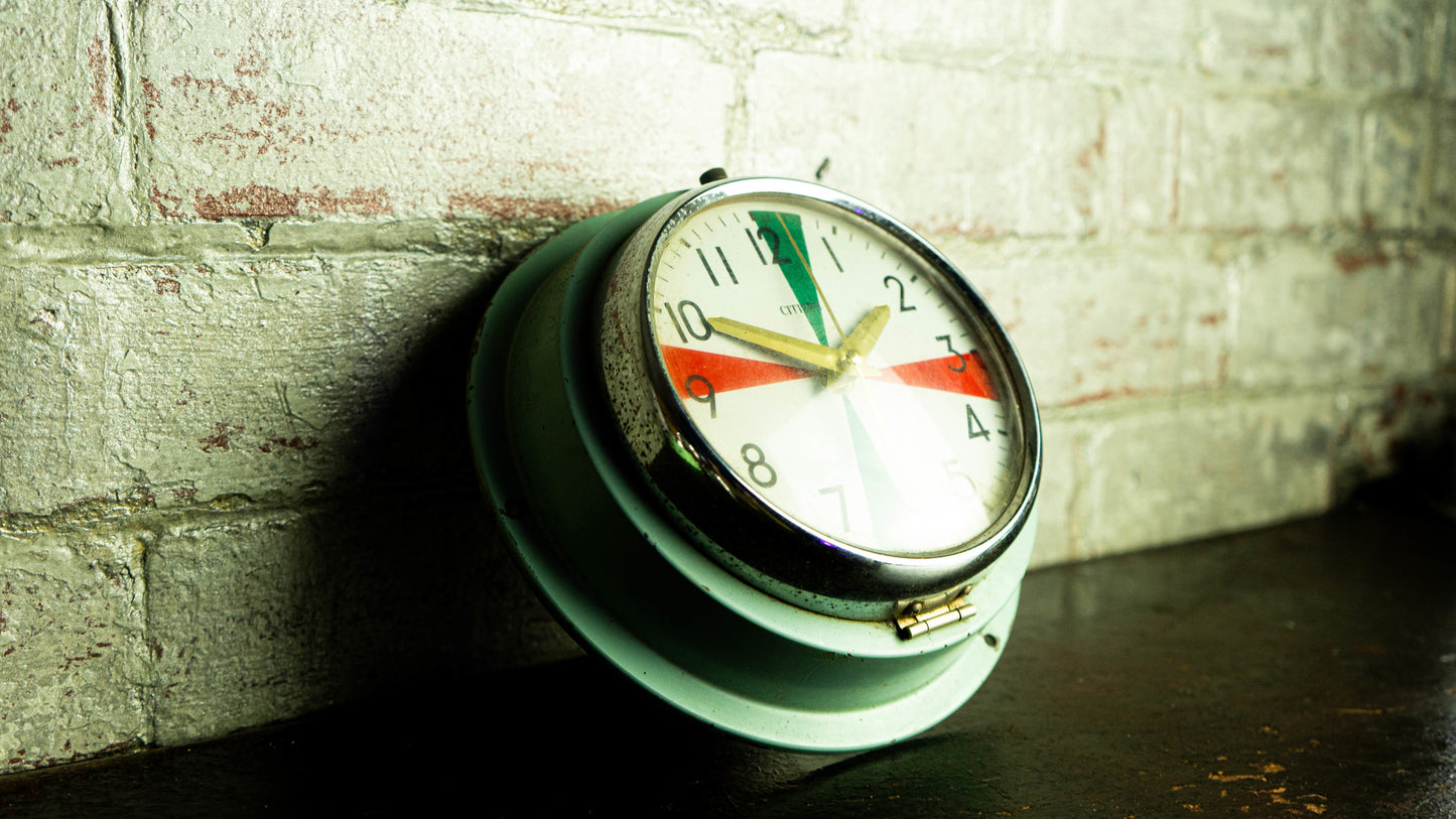 Citizen Clocks Red and Green.