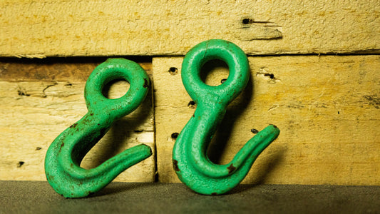Small Green Net Hooks
